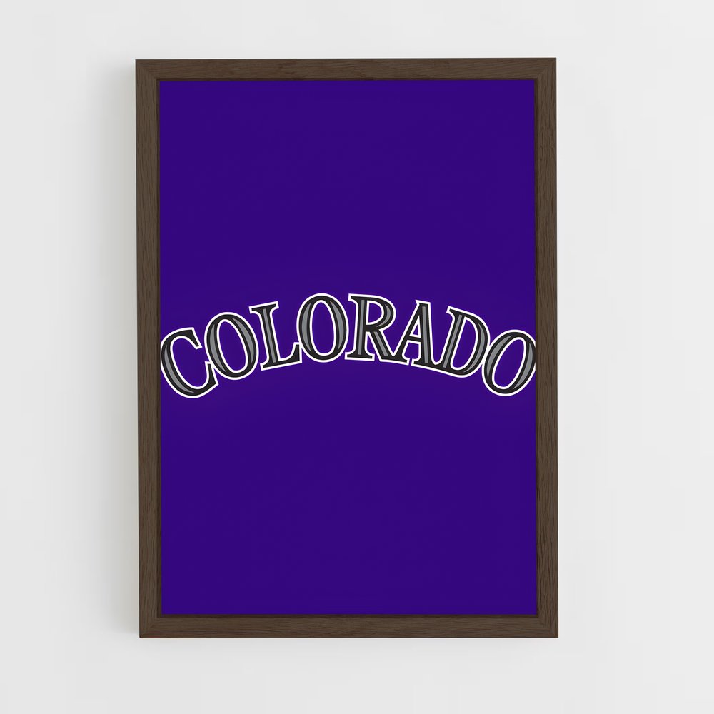 Poster Colorado Dreamscape – affiche Baseball (vue 5)